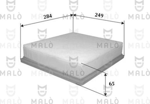 AKRON-MALÒ 1500083 - Повітряний фільтр autocars.com.ua