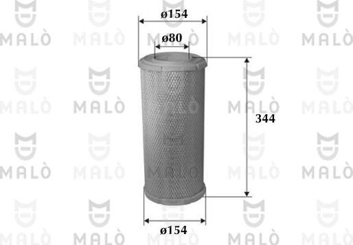 AKRON-MALÒ 1500092 - Повітряний фільтр autocars.com.ua