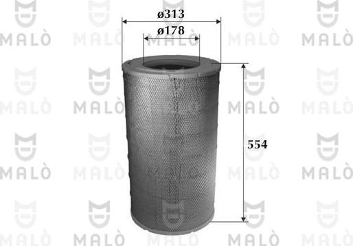 AKRON-MALÒ 1500110 - Повітряний фільтр autocars.com.ua