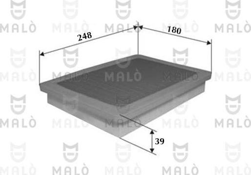 AKRON-MALÒ 1500115 - Повітряний фільтр autocars.com.ua