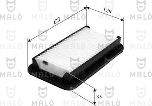AKRON-MALÒ 1500132 - Повітряний фільтр autocars.com.ua