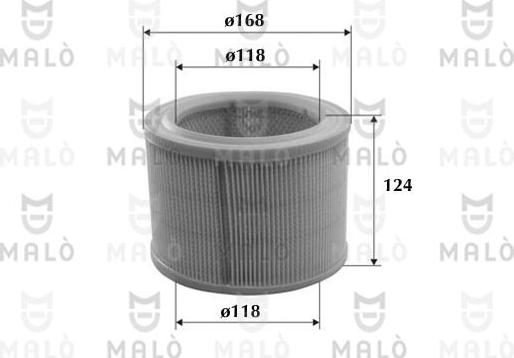AKRON-MALÒ 1500136 - Повітряний фільтр autocars.com.ua