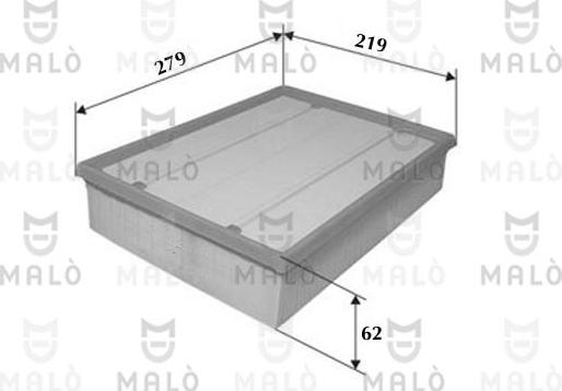 AKRON-MALÒ 1500145 - Повітряний фільтр autocars.com.ua