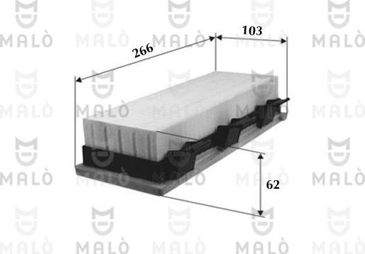 AKRON-MALÒ 1500149 - Повітряний фільтр autocars.com.ua