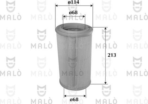 AKRON-MALÒ 1500165 - Повітряний фільтр autocars.com.ua