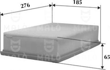 AKRON-MALÒ 1500170 - Повітряний фільтр autocars.com.ua