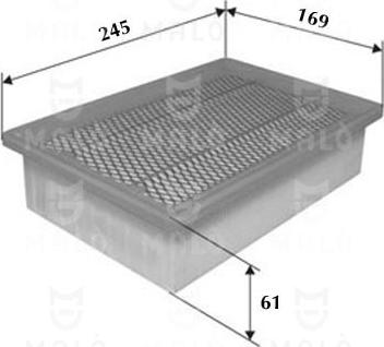 AKRON-MALÒ 1500176 - Повітряний фільтр autocars.com.ua