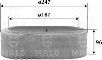 AKRON-MALÒ 1500179 - Повітряний фільтр autocars.com.ua