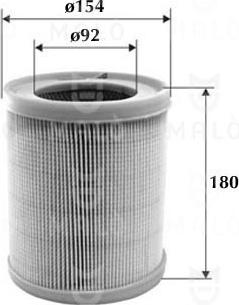 AKRON-MALÒ 1500182 - Повітряний фільтр autocars.com.ua