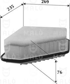 AKRON-MALÒ 1500193 - Повітряний фільтр autocars.com.ua