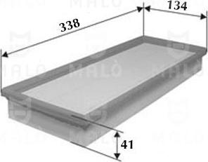 AKRON-MALÒ 1500194 - Повітряний фільтр autocars.com.ua