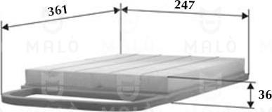 AKRON-MALÒ 1500200 - Повітряний фільтр autocars.com.ua