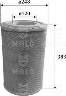 AKRON-MALÒ 1500203 - Повітряний фільтр autocars.com.ua