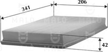 AKRON-MALÒ 1500209 - Повітряний фільтр autocars.com.ua