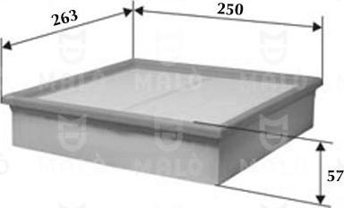 AKRON-MALÒ 1500217 - Повітряний фільтр autocars.com.ua