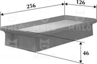 AKRON-MALÒ 1500219 - Повітряний фільтр autocars.com.ua