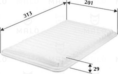 AKRON-MALÒ 1500222 - Повітряний фільтр autocars.com.ua