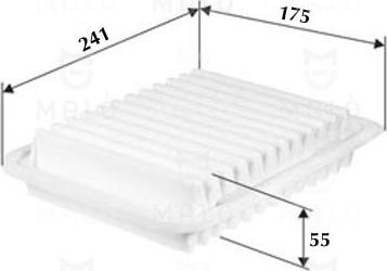 AKRON-MALÒ 1500224 - Повітряний фільтр autocars.com.ua