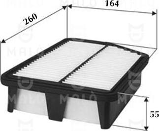 AKRON-MALÒ 1500233 - Повітряний фільтр autocars.com.ua