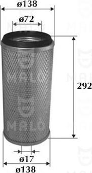 AKRON-MALÒ 1500241 - Повітряний фільтр autocars.com.ua