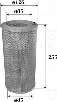 AKRON-MALÒ 1500242 - Повітряний фільтр autocars.com.ua