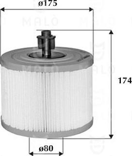 AKRON-MALÒ 1500244 - Повітряний фільтр autocars.com.ua