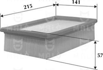 AKRON-MALÒ 1500258 - Повітряний фільтр autocars.com.ua