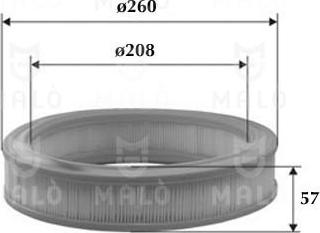 AKRON-MALÒ 1500262 - Повітряний фільтр autocars.com.ua
