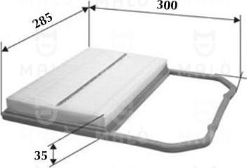 AKRON-MALÒ 1500264 - Повітряний фільтр autocars.com.ua