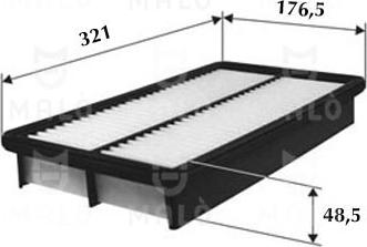AKRON-MALÒ 1500271 - Повітряний фільтр autocars.com.ua