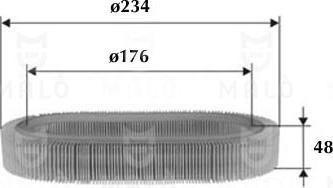 AKRON-MALÒ 1500272 - Повітряний фільтр autocars.com.ua