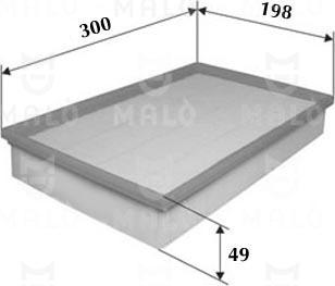 AKRON-MALÒ 1500274 - Повітряний фільтр autocars.com.ua