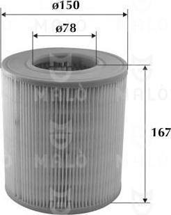 AKRON-MALÒ 1500277 - Повітряний фільтр autocars.com.ua