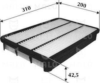 AKRON-MALÒ 1500280 - Повітряний фільтр autocars.com.ua