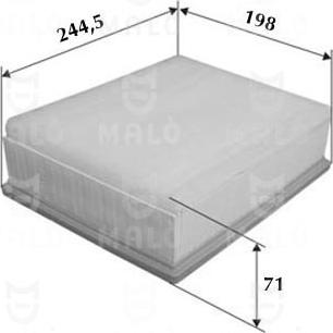 AKRON-MALÒ 1500291 - Повітряний фільтр autocars.com.ua