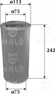 AKRON-MALÒ 1500293 - Повітряний фільтр autocars.com.ua