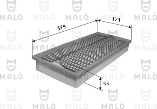 AKRON-MALÒ 1500312 - Повітряний фільтр autocars.com.ua