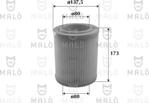 AKRON-MALÒ 1500320 - Повітряний фільтр autocars.com.ua