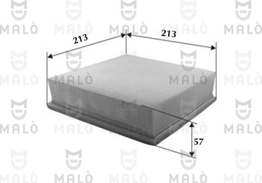 AKRON-MALÒ 1500344 - Повітряний фільтр autocars.com.ua