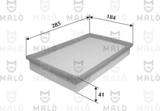 AKRON-MALÒ 1500348 - Повітряний фільтр autocars.com.ua