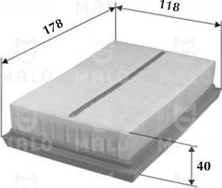 AKRON-MALÒ 1500355 - Повітряний фільтр autocars.com.ua