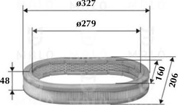 AKRON-MALÒ 1500364 - Повітряний фільтр autocars.com.ua