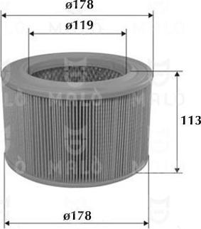 AKRON-MALÒ 1500366 - Повітряний фільтр autocars.com.ua