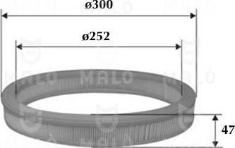 AKRON-MALÒ 1500371 - Повітряний фільтр autocars.com.ua