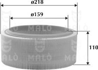 AKRON-MALÒ 1500377 - Повітряний фільтр autocars.com.ua