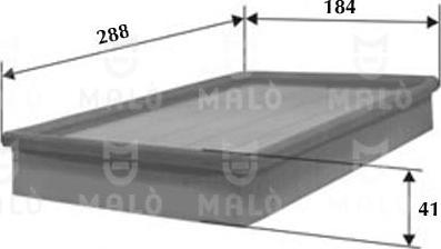 AKRON-MALÒ 1500379 - Повітряний фільтр autocars.com.ua