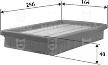 AKRON-MALÒ 1500390 - Повітряний фільтр autocars.com.ua