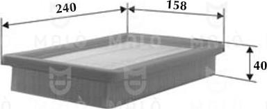 AKRON-MALÒ 1500391 - Повітряний фільтр autocars.com.ua