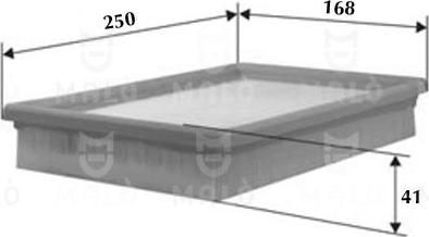 AKRON-MALÒ 1500405 - Повітряний фільтр autocars.com.ua