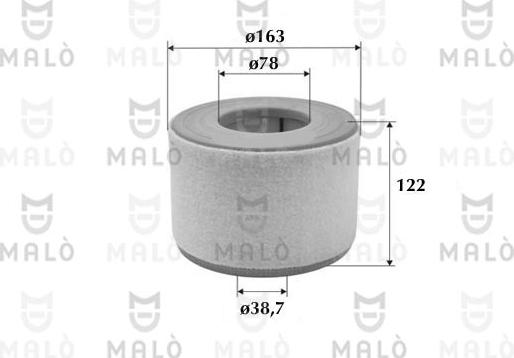 AKRON-MALÒ 1500421 - Повітряний фільтр autocars.com.ua